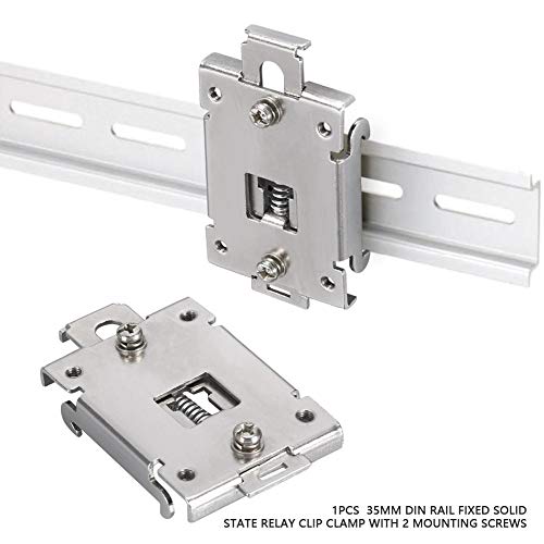 DIN Rail Mounting Adapter for Single Phase Solid State Relay - 1PCS Rail Mounting Bracket