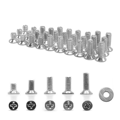 Kado Monitor Mounting Hardware Kit Set 30pcs Assorted M4 Screws Flat Head