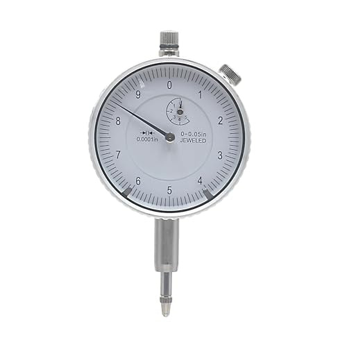HFS(R) 0-0.05" Dial Indicator Lathe Tool High Precision, 0.05" Measuring Range, 0.0001" Graduation Interval - size: 0-0.05" x 0.0001"