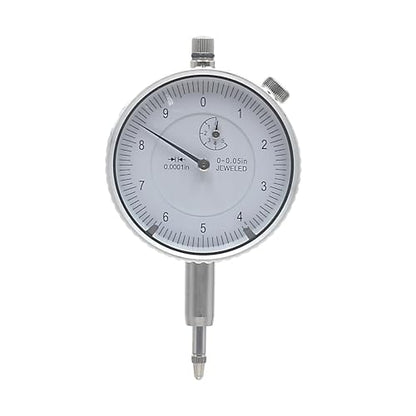 HFS(R) 0-0.05" Dial Indicator Lathe Tool High Precision, 0.05" Measuring Range, 0.0001" Graduation Interval - size: 0-0.05" x 0.0001"