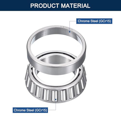 2 Pack JLM104948/10 Tapered Roller Bearing Cone and Cup Set - size: JLM104948/JLM104910