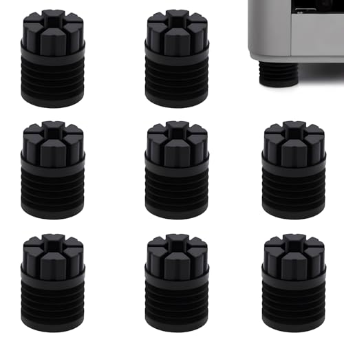 Anti-Vibration Feet for Bambu Lab X1 / X1C / X1E / P1P / P1S – 8 Pack Silicone Shock Absorber Feet, Noise & Vibration Reduction, Stable 3D Printer Accessories - color: X1 / X1C / X1E / P1P / P1S