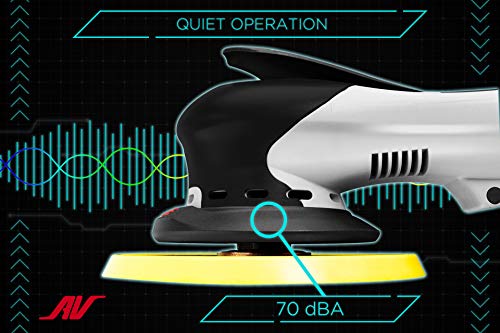 AirVANTAGE 5" Palm-Style, 2nd Generation Advanced Electric Sander Non-Vacuum with Low-Profile Pad (3/32- Hook & Loop) - size: 5": 3/32- Hook & Loop