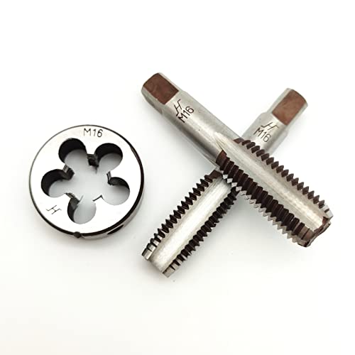 AtticZone M16 x 2.0 Metric Hand Thread Tap and Die Set, Right Hand - size: M16x2.0
