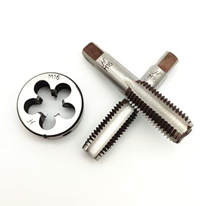 AtticZone M16 x 2.0 Metric Hand Thread Tap and Die Set, Right Hand - size: M16x2.0