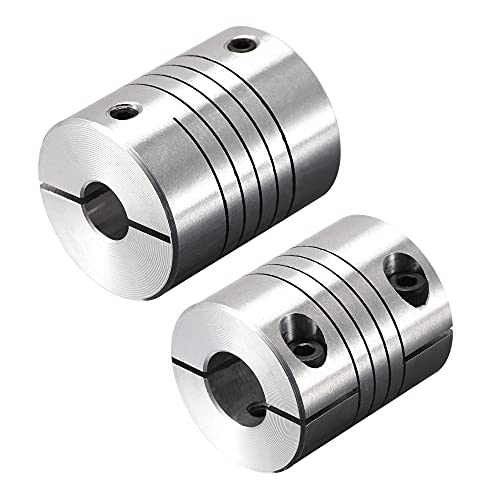 uxcell Motor Shaft 8mm to 11mm Helical Beam Coupler Coupling 25mm Dia 30mm Length - size: 8mm to 11mm