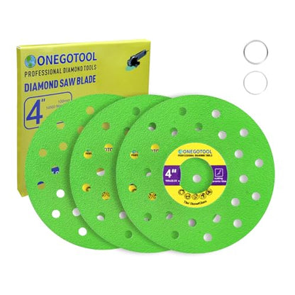 4 inch Tile Cutter Diamond Saw Blade for Angle Grinder Porcelain Ceramic Glass Marble Cutting Tools Grinding disc (3pcs) - size: 4"
