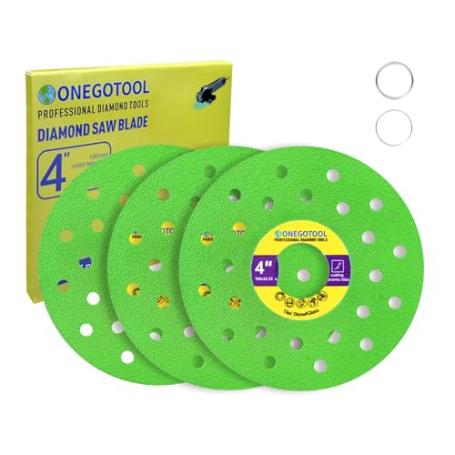 4 inch Tile Cutter Diamond Saw Blade for Angle Grinder Porcelain Ceramic Glass Marble Cutting Tools Grinding disc (3pcs) - size: 4"