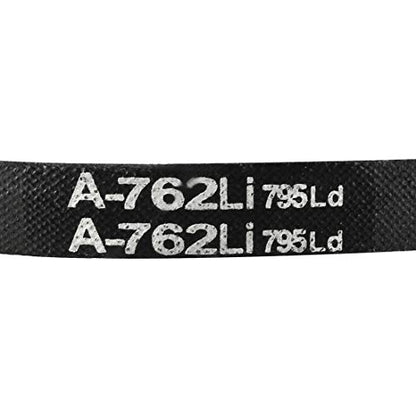 uxcell A762 V-Belts 762mm Inner Girth 13mm Top Width 8mm Thickness A-Section Rubber Drive Transmission Belt - size: 762mm