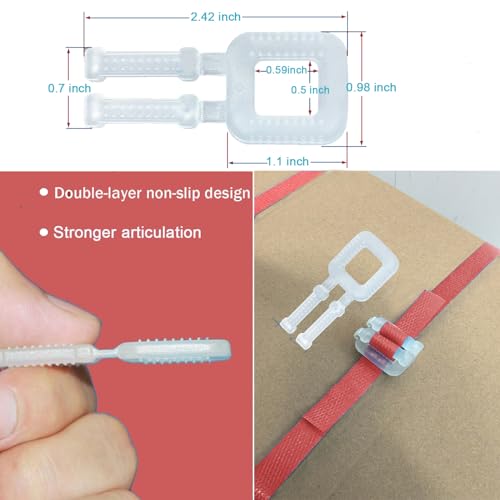 Plastic Packaging Banding Strapping Kit, Red - color: Red