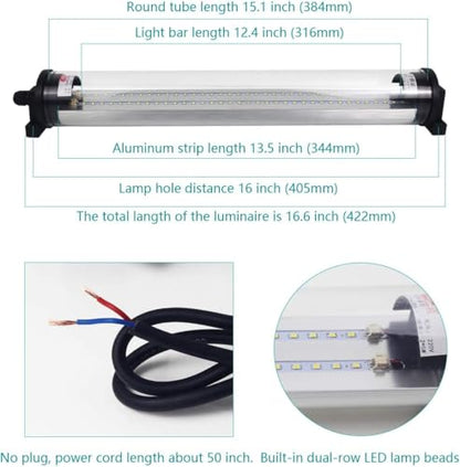 LED Work Light 40W 120V IP66 Explosion Proof LED Light Waterproof CNC Machine lamp Industrial Workshop Garage Lighting