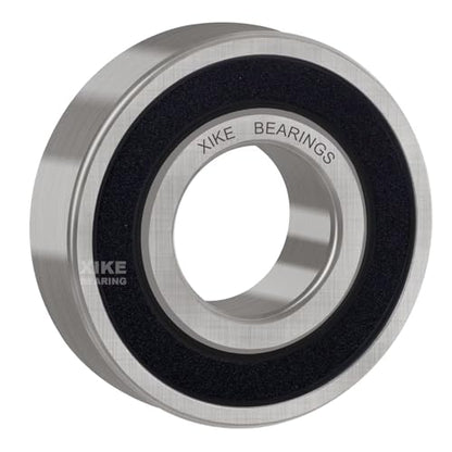 XIKE 4 Pcs 6203-8-2RS Bearings 1/2" x40x12mm, Double Rubber Seals. - size: 6203-8-2RS 1/2"x40x12mm