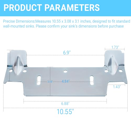 382430-1120A Steel Hanging Bracket for Wall-Mounted Sink