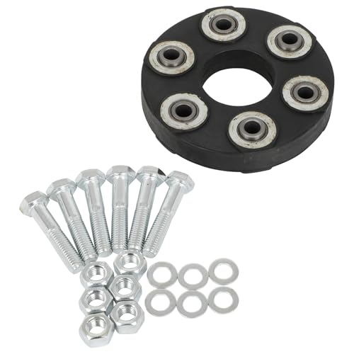 SCITOO 1234100015 Drive Shaft Coupler Flex Joint Propshaft Coupling - size: 1234100015 (with bolts and nuts)