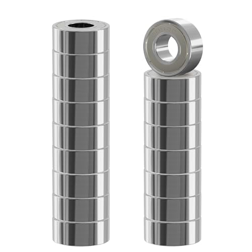 20 Pcs 684ZZ Ball Bearings, Carbon Steel, 3x7x3mm - size: 684ZZ 20Pcs