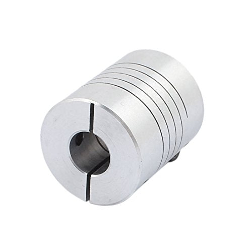 uxcell 5mm to 10mm Shaft Coupling 30mm Length 25mm Diameter Stepper Motor Coupler Aluminum Alloy Joint Connector for 3D Printer CNC Machine DIY Encoder - size: 5-10mm