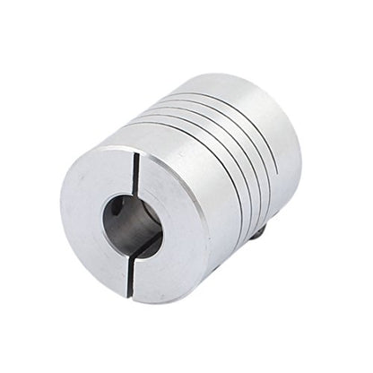 uxcell 5mm to 10mm Shaft Coupling 30mm Length 25mm Diameter Stepper Motor Coupler Aluminum Alloy Joint Connector for 3D Printer CNC Machine DIY Encoder - size: 5-10mm