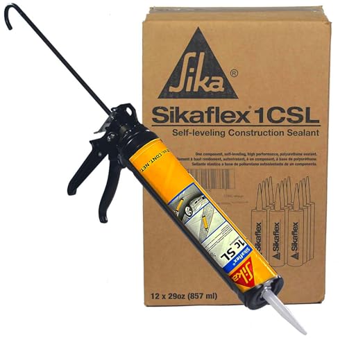 Sikaflex 1c SL Self Leveling Sealant 29 oz Limestone, Pack of 12 - style: Pack of 12 & Gun