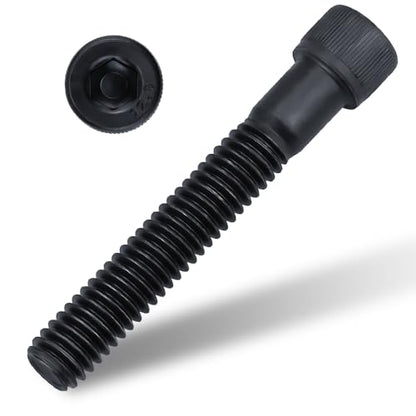 5/16-18 x 2-1/2" Socket Head Cap Screws Bolts, 12.9 Grade Alloy Steel, Black Oxide Finish, Allen Hex Drive, Partial Thread, 10 PCS - size: 5/16-18 x 2-1/2"