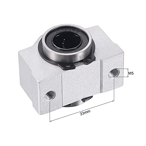uxcell SCV13UU Linear Ball Bearing Slide Block Units, 13mm Bore Diameter 4pcs - size: 13mm
