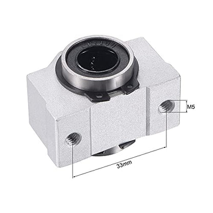 uxcell SCV13UU Linear Ball Bearing Slide Block Units, 13mm Bore Diameter 4pcs - size: 13mm