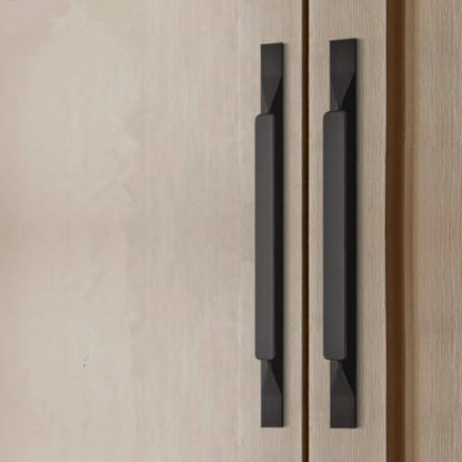 Kitchen Cabinet Pulls - Black Cabinet Handles - 5 Pack Long Cabinet Hardware for Drawers Dresser Furniture Pulls (3.78 inches Hole Center - 6.3 inches Length) - size: 3.78 inches Hole Center - 6.3 inches Length