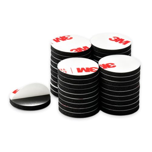 P7yaumy Double Sided Tape Heavy Duty, 1in×1in 48pcs Pre-Cut Foam Tape - size: 1in×1in×48pcs