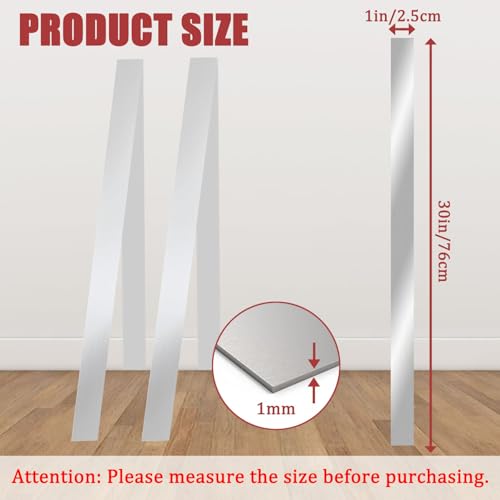 2 Pcs 304 Stainless Steel Strips, Brushed Self Adhesive Strip Metal Trim Strip, Finishing Sheet Metal Strips for Microwave/Oven/Range/Cooktop, 30" Long, 1" Wide Gap Filler for Kitchen Decor - color: Silver, size: 1in
