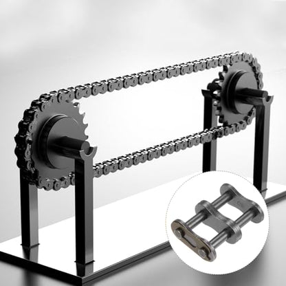 uxcell 8Pcs #80-2/16A-2 Double Roller Chain Connecting Links 25.4mm Pitch Carbon Steel Master Connector Link, Chain Master Links for 16A-2/#80-2 Chain - size: 25.4mm