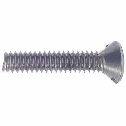 1/4-20 x 3/4" Oval Head Machine Screws, Slotted Drive, Stainless Steel 18-8, Full Thread, Bright Finish, Machine Thread, Quantity 50 By Fastenere - size: 1/4-20 x 3/4" (50Pack)