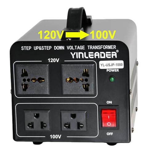 1000W US 120V to 100V JP Japan Voltage Converter Step Down/Up Transformer
