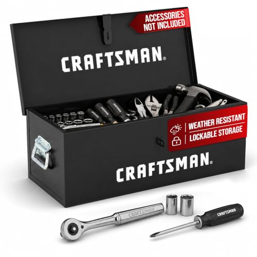 30" Craftsman Utility Box in Black - color: Black
