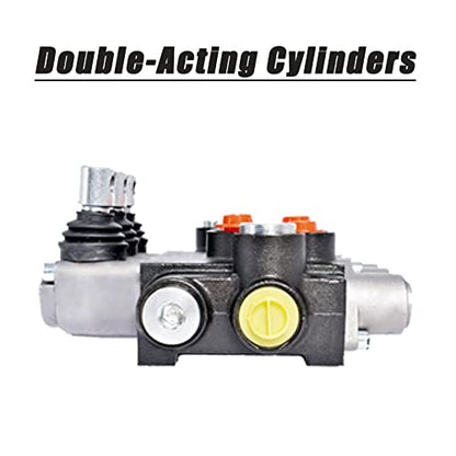 findmall 3 Spool Hydraulic Directional Control Valve 11GPM 3600PSI - size: 11 GPM, style: 3 Spool
