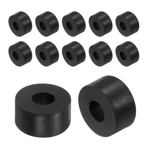 uxcell 12Pcs Rubber Vibration Isolation Washers 40mm OD x 16mm ID x 20mm T - size: 40mm OD x 16mm ID x 20mm Thick