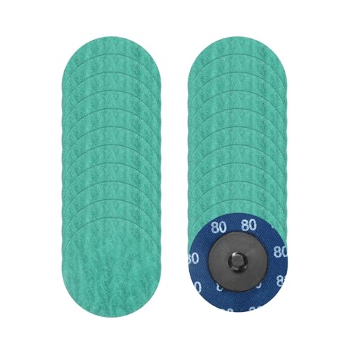 20 Pcs 2" 80 Grit Quick Change Surface Conditioning Discs - size: 80 Grit
