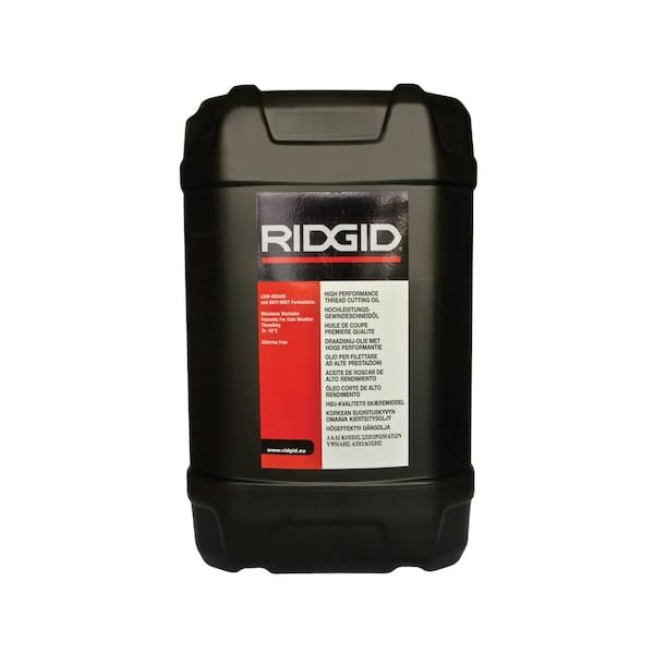 RIDGID 70830 Dark Thread Cutting Oil, 1 Gal, Halogen, PCB and Chlorine-Free, Low-Odor Anti-Mist Formulation, Designed to Prolong Equipment Life, Cools Threads and Pipes