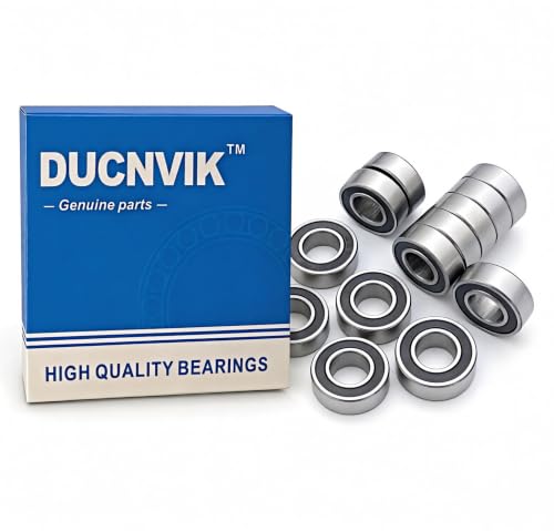 50PCS 608-2RS Bearing Deep Groove Ball Bearings 8x22x 7mm Rubber Sealed