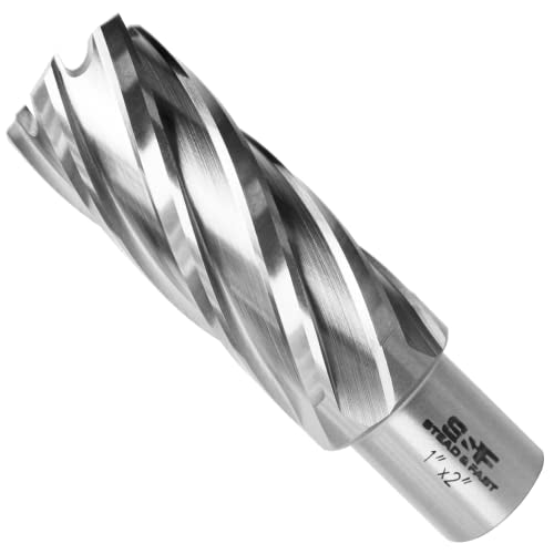 S&F STEAD & FAST Annular Cutter High Speed Steel 1" x 2" with Pilot Pin - size: 1"x 2"