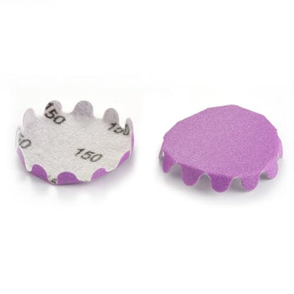 MAXMAN 2"Sanding Discs, 150 Grit Flex Edge Sandpaper, for Drill/Bowl Sander - style: 150 Grit