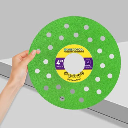 4 inch Tile Cutter Diamond Saw Blade for Angle Grinder Porcelain Ceramic Glass Marble Cutting Tools Grinding disc (3pcs) - size: 4"