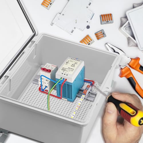 Waterproof Electrical Box with Mounting Plate, IP67 Junction Box Stainless Steel Latch Hinged Clear Cover Project Enclosure with Wall Bracket and 2 Glands 8.3" x 8.3" x 3.9" - color: Clear, size: 8.3" x 8.3" x 3.9"