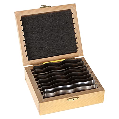findmall 9 Pair 1/8 Accuracy Wavy Parallel Block Set, 0.0002 Inch Accuracy - size: 9 Pair 1/8