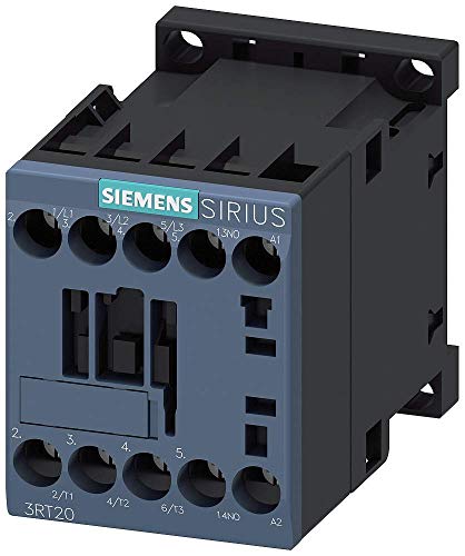 Siemens 3RT20161AB01 Contactor, AC-3, 4Kw/400V, 1NO, AC 24V, 50/60 Hz, 3-Pole, Sz S00 Screw TERMINAL
