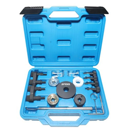 DPTOOL Engine Timing Tool Kit for VAG EA888 Audi VW Skoda 1.8 2.0 TSI TFSI - size: 17PC Small Kit