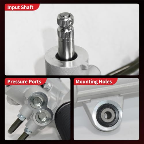 PHOBOOS Hydraulic Power Steering Rack and Pinion Fit for Honda Pilot - size: 26-2719