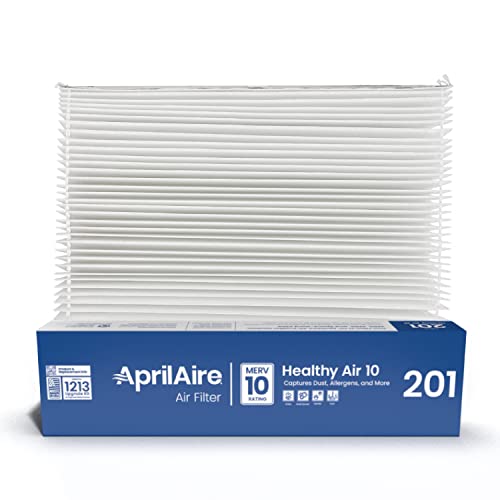 AprilAire 201 Replacement Furnace Filter for AprilAire or Space-Gard 2200 or 2250 Whole-House Air Purifiers - MERV 10, 20x25x6 Air Filter (Pack of 1) - size: 20 x 25 x 6 inches (Pack of 1), style: Air Filter