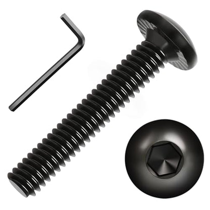 Socket Cap Machine Screws 1/4 x 1-1/2" 24PC, Button Head Hex Socket - size: 1/4-20 x 1-1/2, style: Button