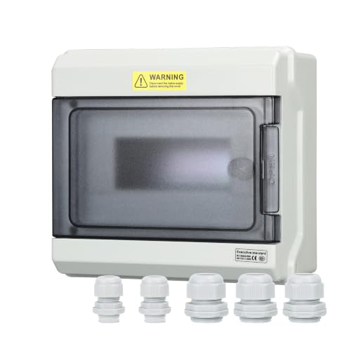 9-Way IP66 Waterproof Din Rail Breaker Box - size: HS-9