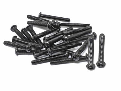 iexcell 25 Pcs 1/4-20 x 1-3/4" Stainless Steel 304 Hex Socket Button Head Cap Screws Bolts, Black Oxide Finish, with Hex Key Spanner - size: 1/4-20 x 1-3/4"