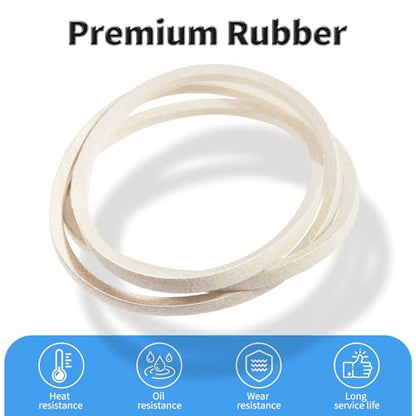 FOCMKEAS 2 Pcs M39 Sewing Machine Belt, 39" Industrial V-Belt, Rubber - size: 2Pcs M39